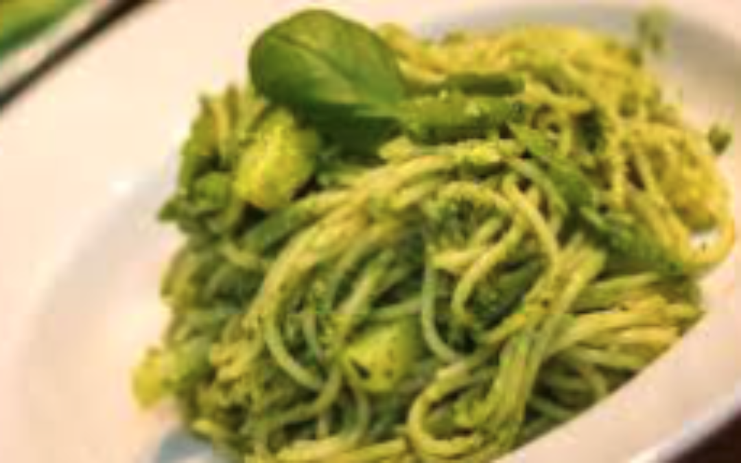 Rezepte: Spaghetti Pesto klassisch
